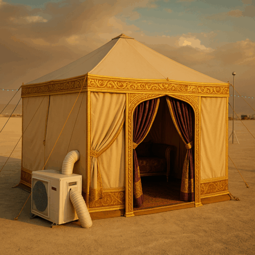 Camping: Tent w/ AC